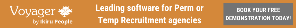 Book a free demo to learn why Voyager recruitment CRM is perfect for both perm and temp recruitment agencies.