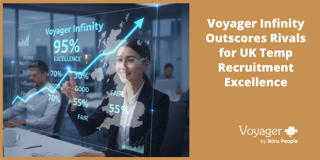 Voyager Infinity Outscores Rivals for UK Temp Recruitment Excellence